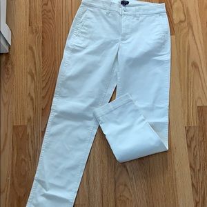 J crew white pants